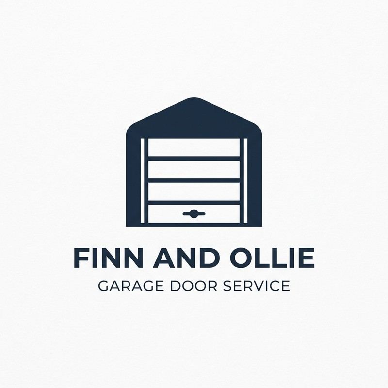 Finn and Ollie Garage Door Service Logo